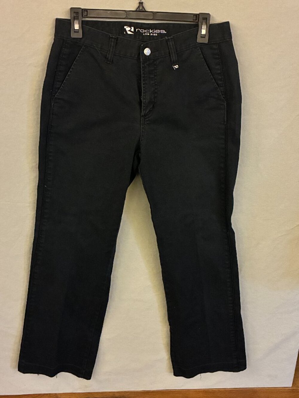 Rockies Low Rise Bootcut Jeans Womens 11L Black Denim Vintage Western Y2K Cowgir